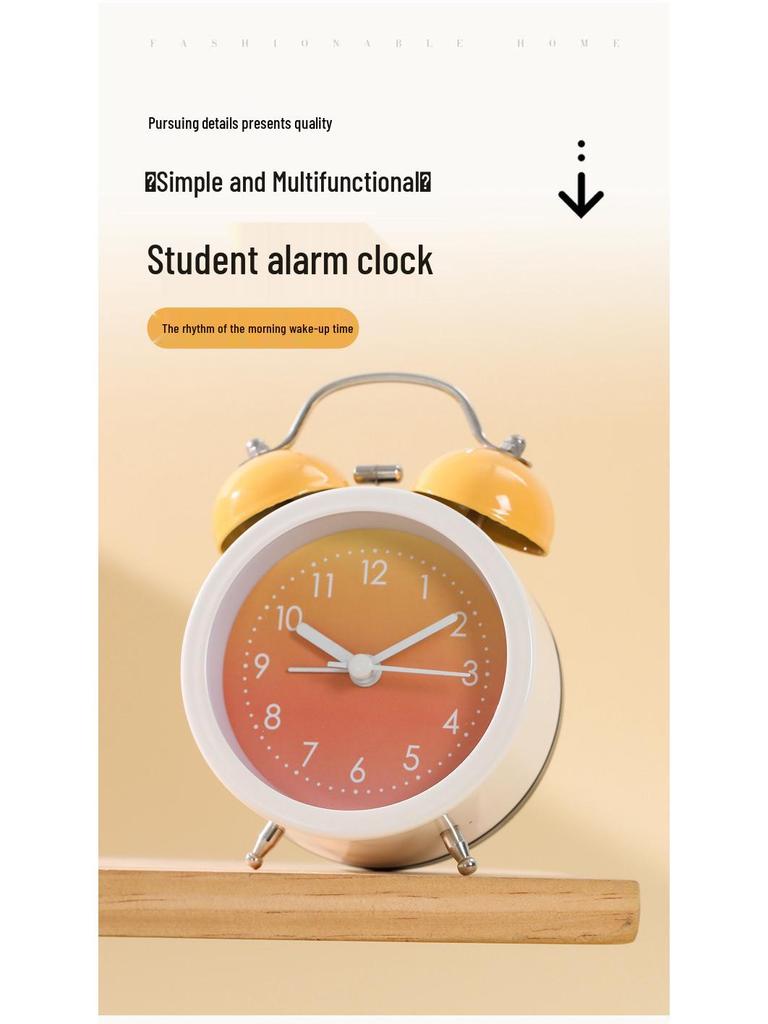 Super Loud Alarm Clock for Students and Kids - Wake-Up Desktop Clock