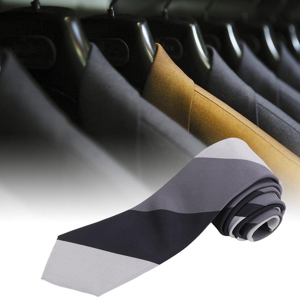 Mens Tie Set Handkerchief Polyester Silk Design Exquisite Texture Men's Tie for Gift Birthday