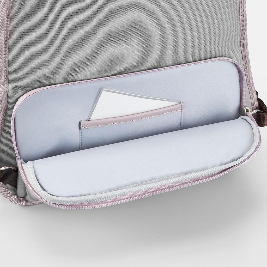 Kanana Project PJ Premium Leather 3 Backpack, A4 Size Storage, No. 17362, Women's, Shell Pink, H37 X W27 X D10cm