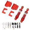 2 Pcs Rear RC Shock Absorber Aluminum Alloy 1/12 Scale RC Rear Shock Damper for MN82 LC79 MN78