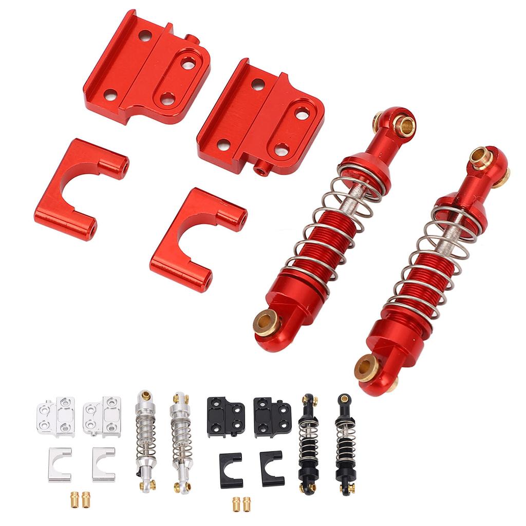 2 Pcs Rear RC Shock Absorber Aluminum Alloy 1/12 Scale RC Rear Shock Damper for MN82 LC79 MN78