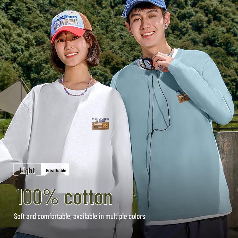 Baleno Unisex Heavyweight Fleece-Lined Long-Sleeve T-Shirt