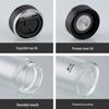 WANXIANG Single-Layer Glass Tea Infuser Cup with Lid