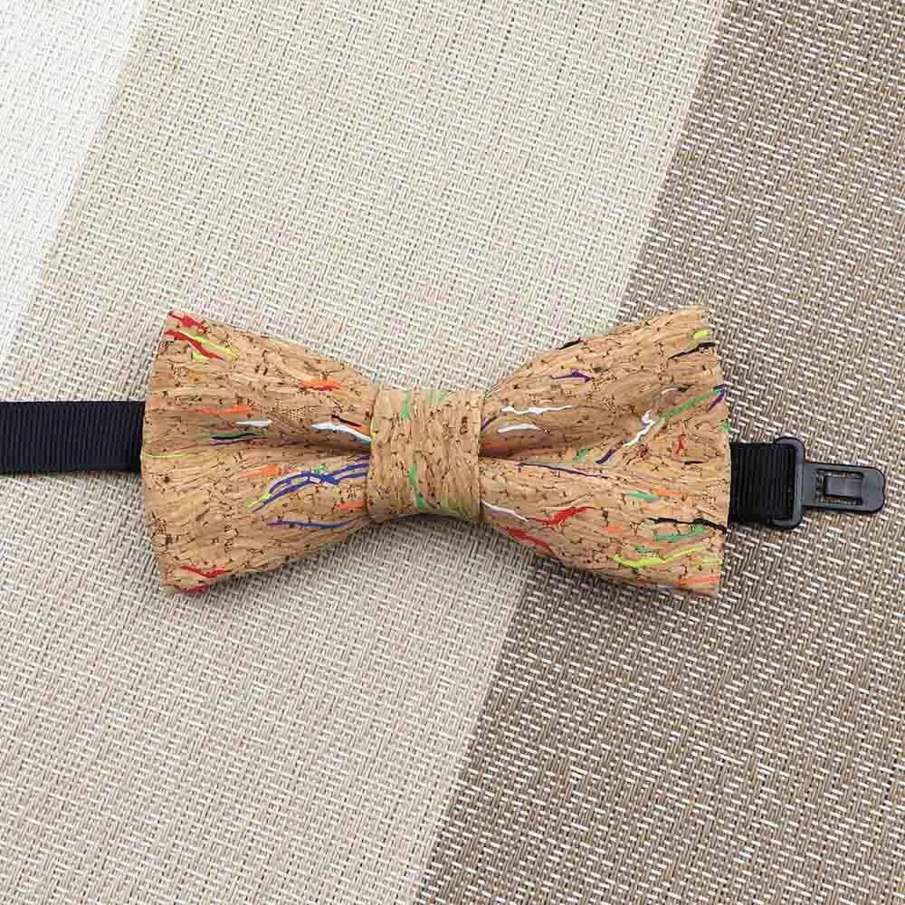1PC, Fashion Bow Shape Bow Tie, Double Layer, Wood, Gentleman,Handmade, Butterfly,