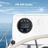 A16P-Waterproof MP3 Media Player For Boat Radio Marine Stereo Bluetooth Audio FM AM Fit For Harvesters ATV UTV SPA RZR