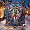 Club Deportivo Guadalajara Pattern Blanket for Home Decoration, Bed, Sofa, Car Travel, Camping, Suitable for All Seasons, Birthday Christmas Gift