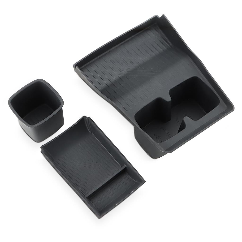 Auovo Center Console Storage Box Cup Holder Handbrake Tray for Suzuki Swift Sport Storage Tray Accessories + + (ZC33S Model, 2017-Present Model) -