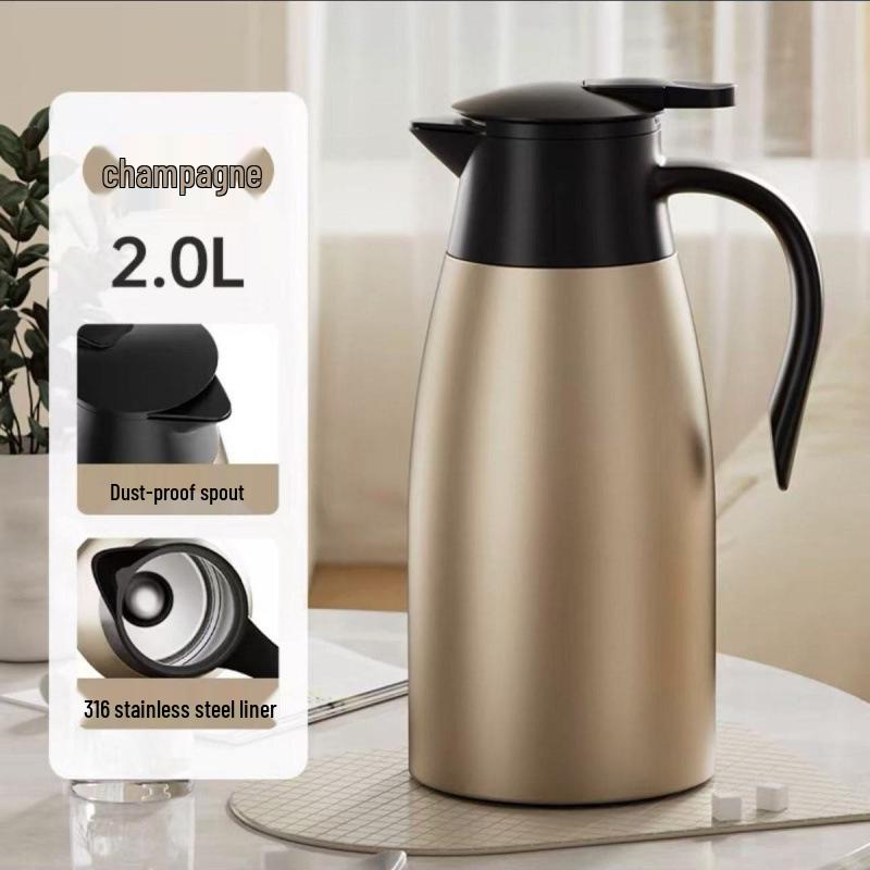 316 Stainless Steel Thermos Flask with Large Capacity for Catering & Dorms