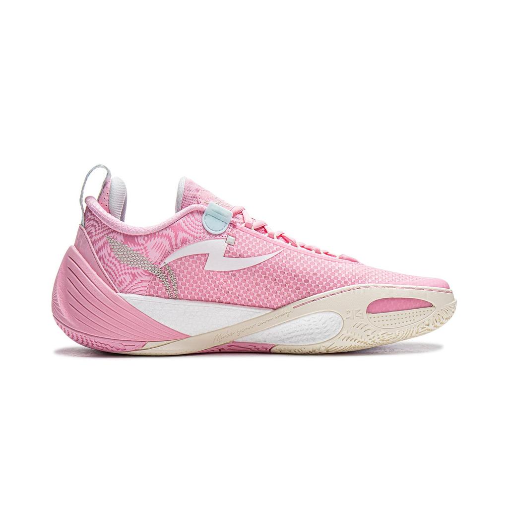 Li Ning All City 14 Nízke Basketbalové Topánky Pánske Broskyňové Drevo Ružové ABAW001-2