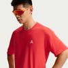 Nike ACG T Shirts Men's Light Red Crew Neck Moderate Straight Fit