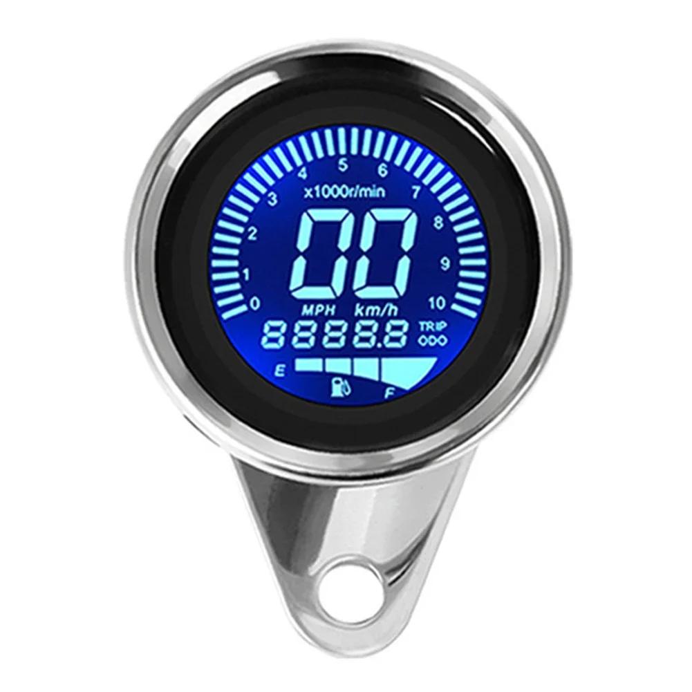 Motorcycle Meter Speedometer Digital Odometer Night Light 12V Digital Speedometer Tachometer Gauges Motorcycle Accessories белый