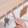 9/18Pcs Mini Self-Adhesive Hook No Drilling Strong Adhesion Storage Hooks Multi-Purpose Hooks For Desk, Kitchen, Bathroom