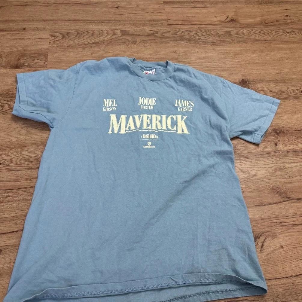 Vintage Men’s Maverick Mel Gibson Jodie Foster Movie Promo T-Shirt Size Large 4XL