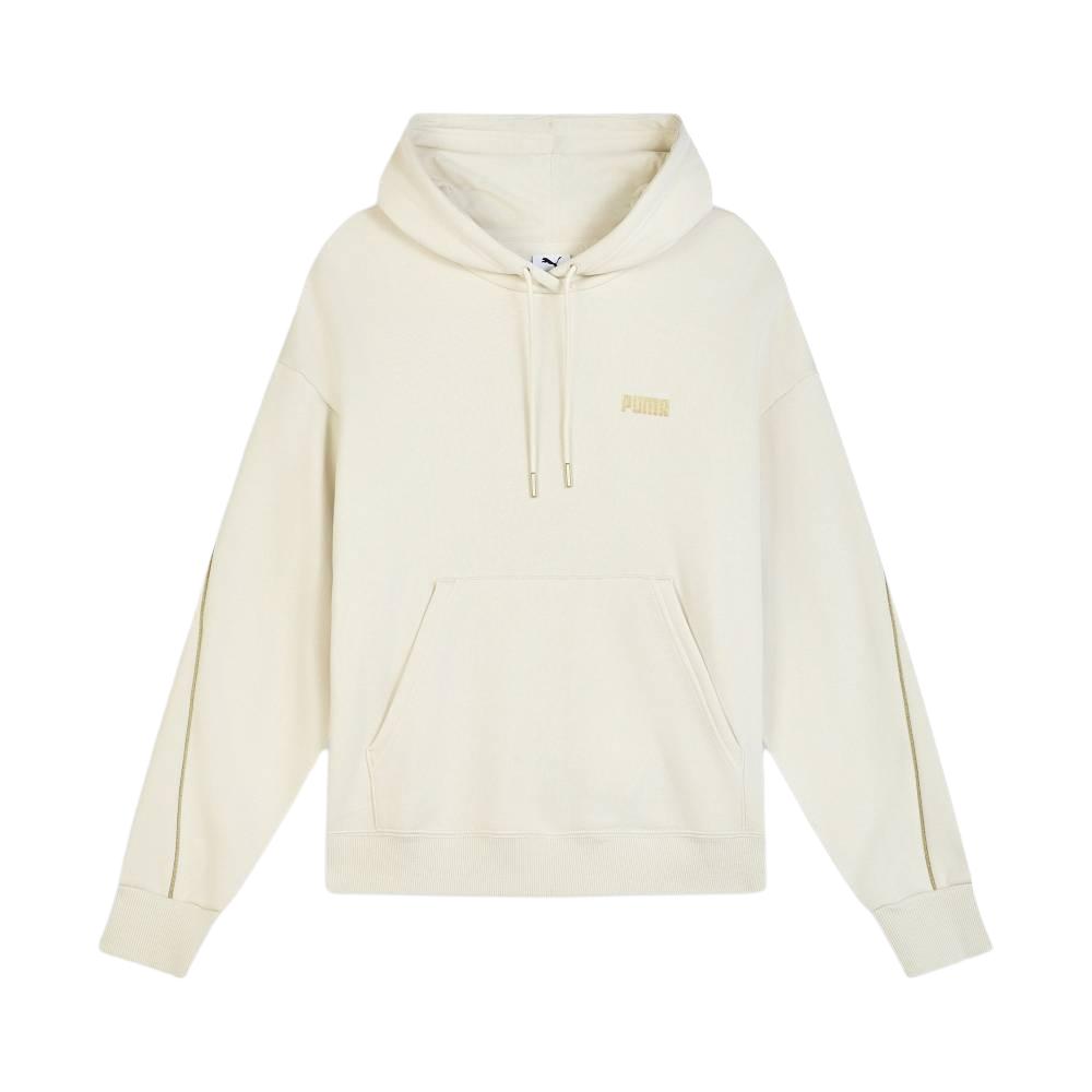 Puma Ess+ Fw25 Minimal Gold Letter Sports Warm Fleece Hooded Long Sleeve Sweatshirt Women sweatshirt 692908-87