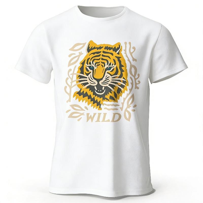 Streetwear 100% Cotton T-Shirt Soft Fabric Round Neck Short Sleeve Tee Unisex Look Harajuku Casual Fabric Simple Stylish Surmmer