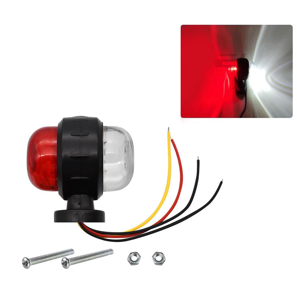 Truck Side Light Width Light Dual Color 12/24V Universal For Truck Warning Light Safety LampLight Indicator Lamp Car Signal