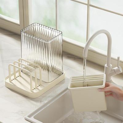Efficient Kitchen Organizer for Cutlery and Utensil Storage