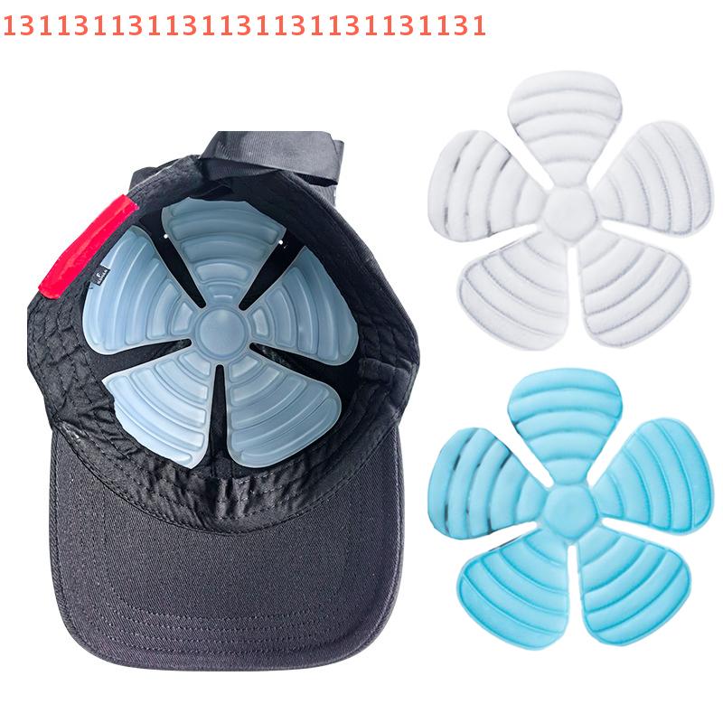 Summer Cooling Ice Hat Liner Mat Ice Cap Pack Cold Compress Riding Helmet Accessory for Sports Fishing Outdoor Cool Ice Pad