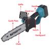 21V Cordless Electric Chain Saw Wood 8inch / 10inch Mini Cutter One-Hand Saw Woodworking Tool