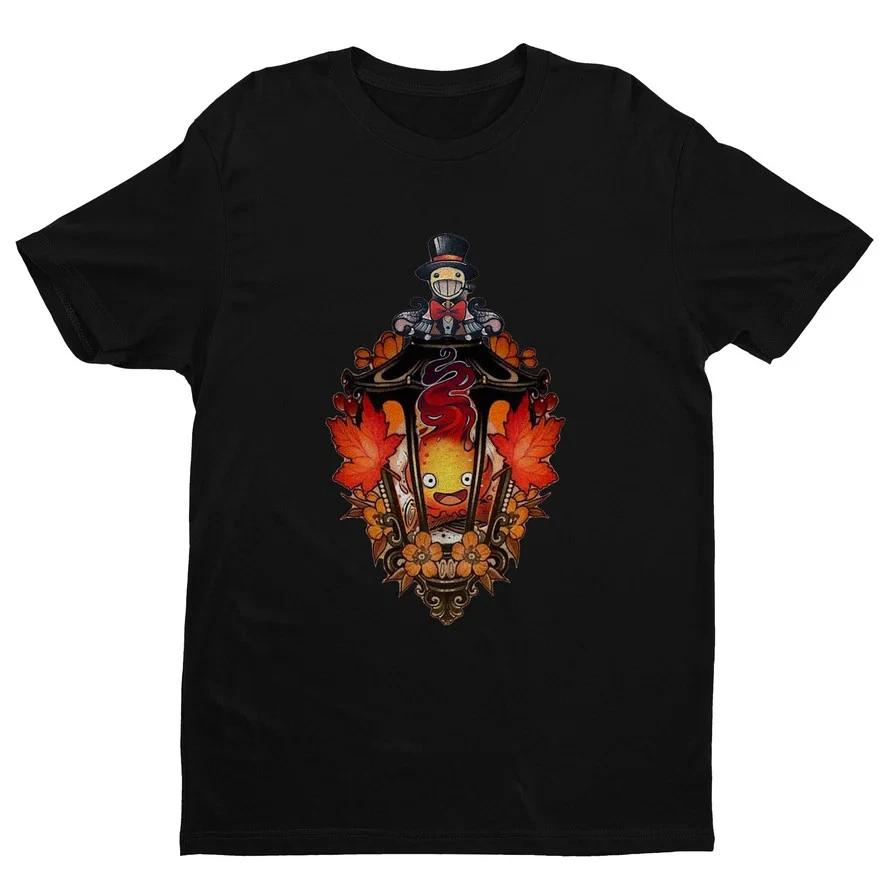 Anime Howls Moving Castle Black T Shirt Size S 4xl S