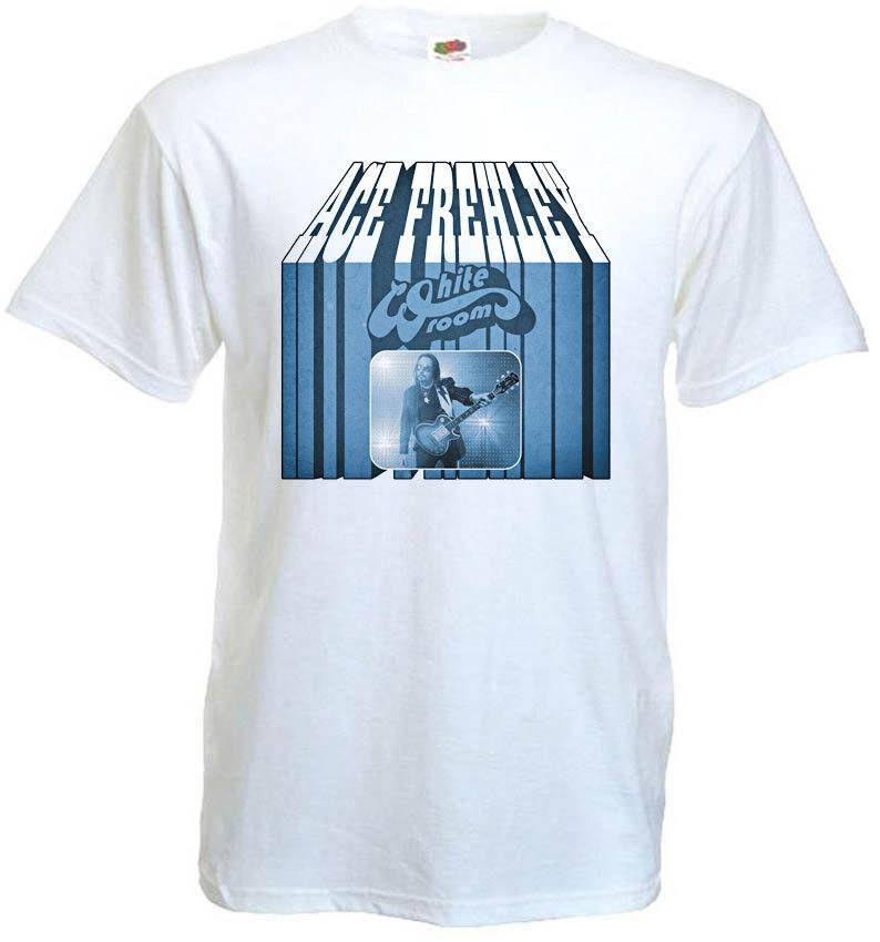 

26 Ace Frehley White Room v12 T-shirt white hard rock all sizes S-5XL Unisex T-Shirt XXXL
