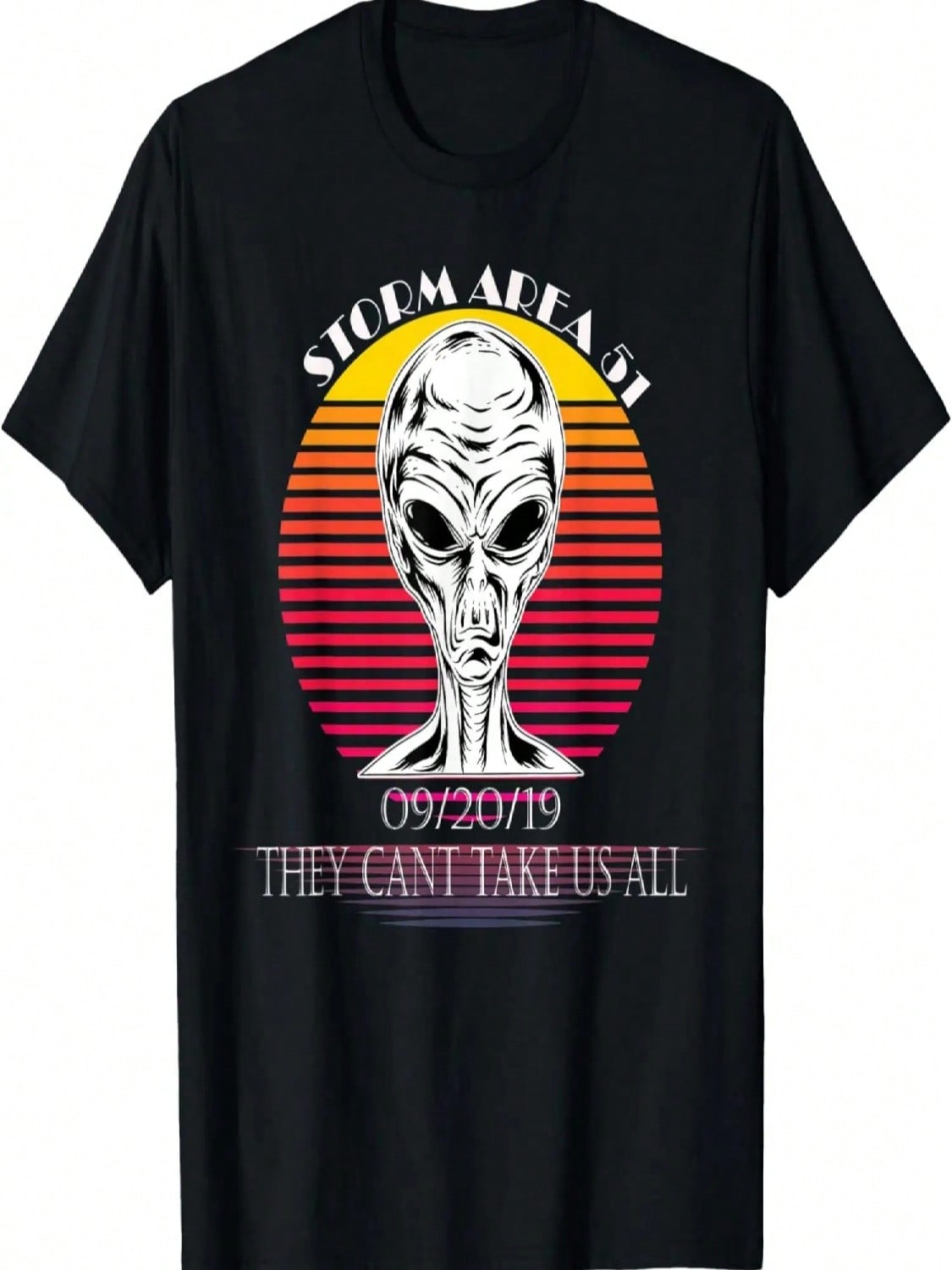 Storm Area 51 Funny Alien T Shirt T-Shirt S разноцветный