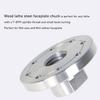 Woodworking 3 Inch Lathe Steel Faceplate Chucks, Steel Wood Lathe Face Plate 1”-8TPI Spindle without Screwchuck