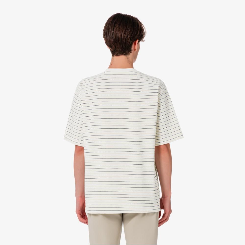 [Lacoste] Men's Multi-Stripe Short-Sleeve T-Shirt TH753E-56G001