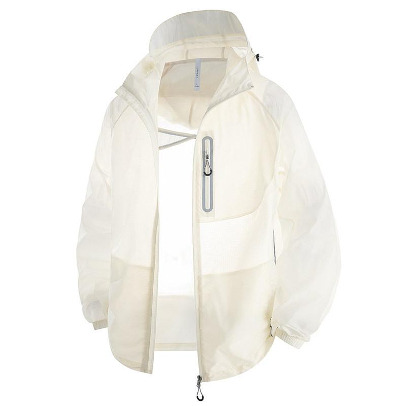 UV protection UPF10 + sports skin summer outdoor sunscreen clothing men's and women's ice silk clothing breathable ultra-light sunscreen clothing