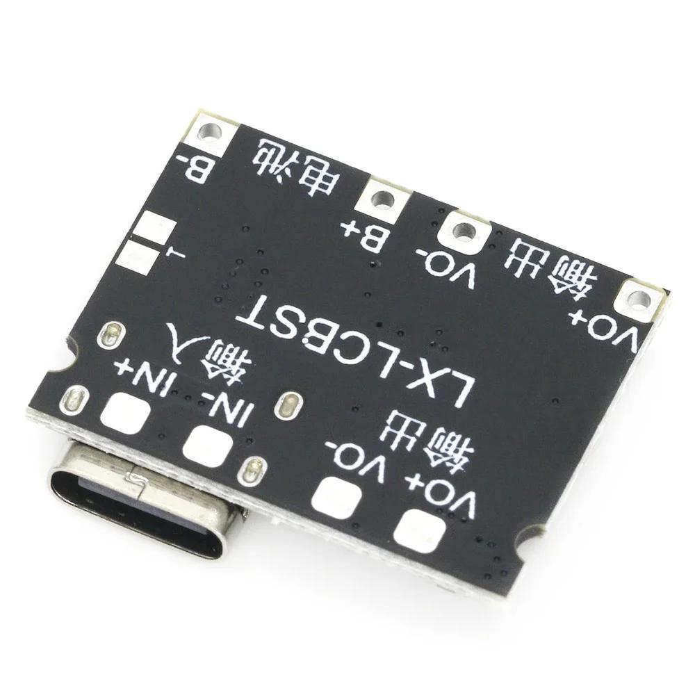 3.7V To 9V 5V Charger Discharge Power Board Type-C Micro DC-DC Boost Module 18650 Lithium Battery Charging Step Up Boost Module