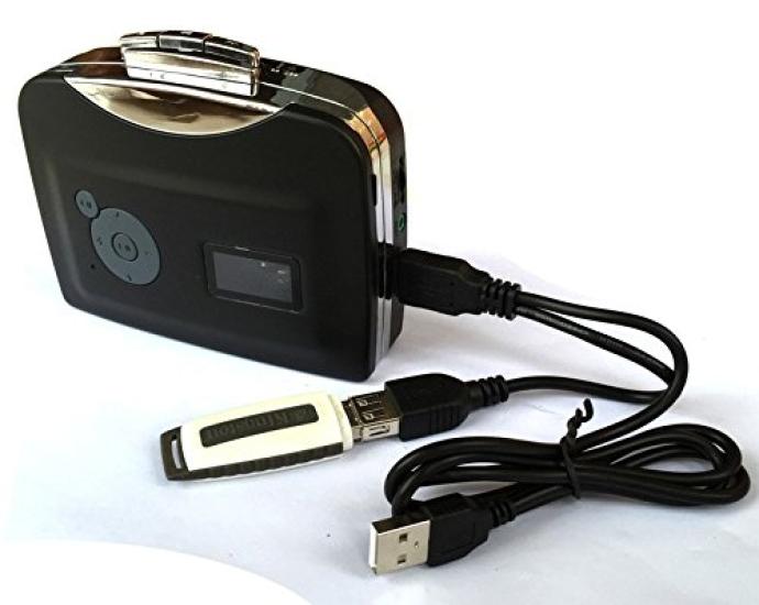 No PC Required MP3 Conversion Cassette Tape Player Easy Operation To Convert and Save Directly To USB Memory Can Also Be Used As a Regular Player