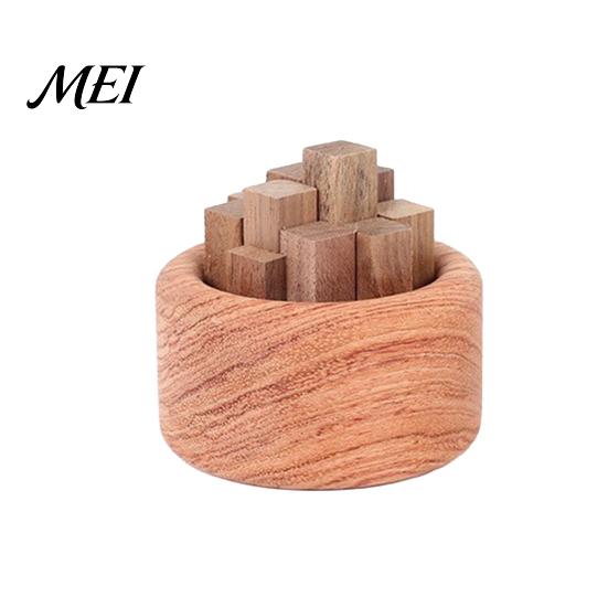 Natural Wood Aroma Diffuser Wooden Essential Oil Diffuser, Beech Aromatherapy Campfire Shaped Small Round for Home Offices Cars Yoga Rooms No Heat