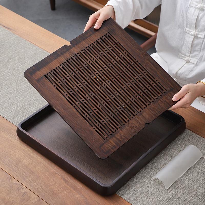 Jialang Large Square Bamboo Kung Fu Tea Tray