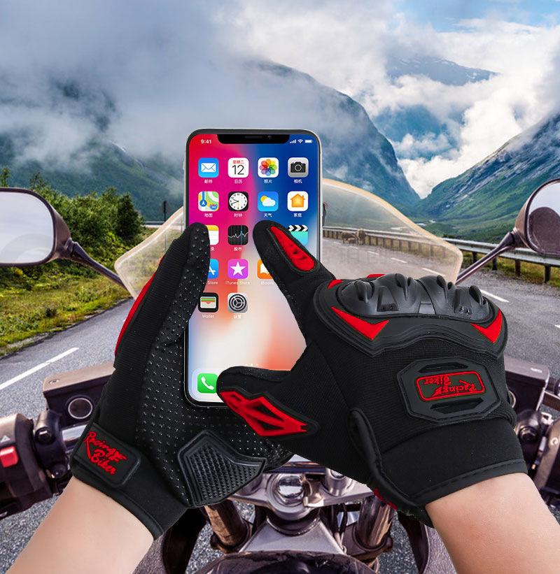 Unisex Summer Cycling & Motorcycle Half-Finger Breathable Gloves with Touchscreen Compatibility