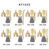 Koruit Medieval Knight Asgard Soldier Weapons Action Figures Accessories Armor Helmets Building Blocks Toys For Children KT1044