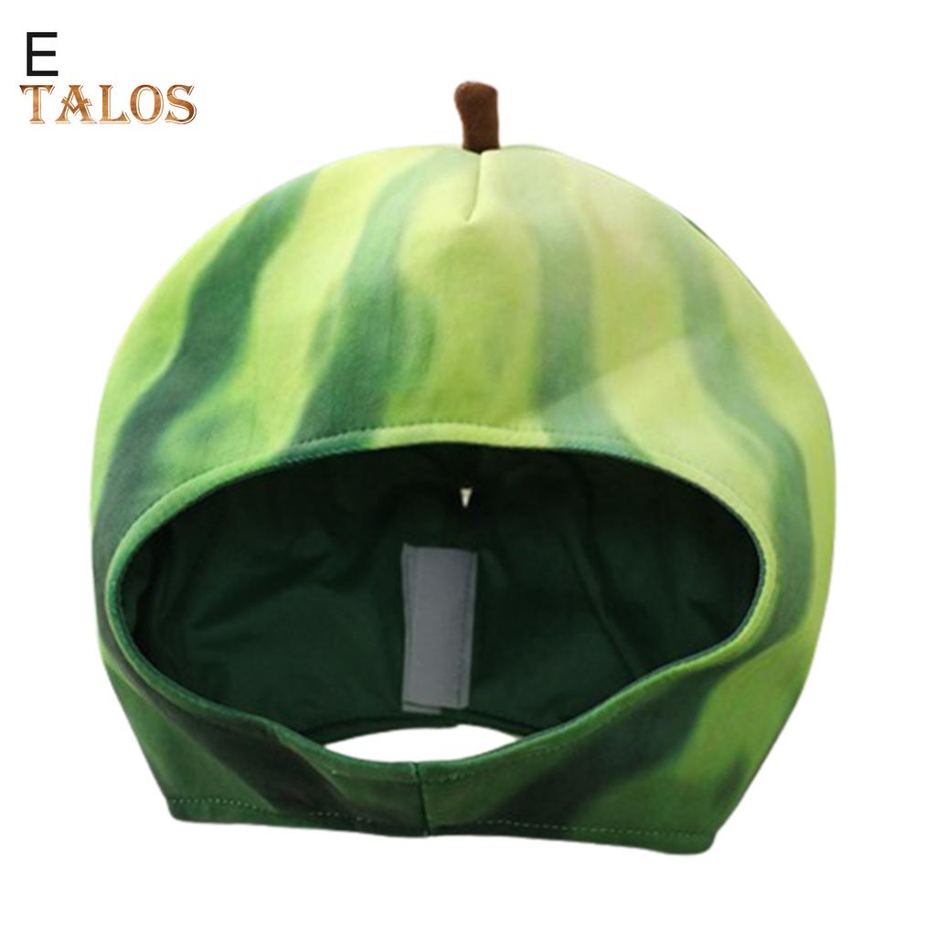 TH Cactus Eggplant Watermelon Sunflower Soft Plush Doll Headgear Hat Sleeping Toy