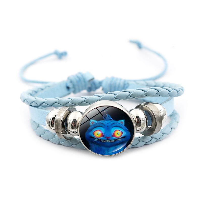 KPop Demon Hunter Bracelet Cartoon Anime Cosplay Bracelet Woven Rope Chain Pendant Fashion Accessories Girl Peripheral for Fans