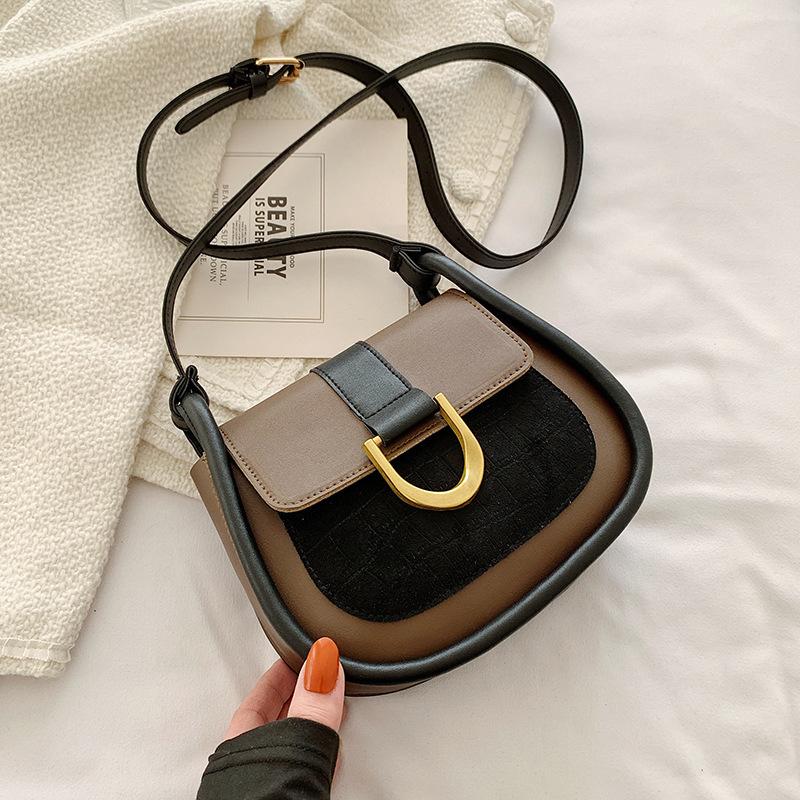 

Весенняя ретро простая маленькая сумка женская сумка новая модная сумка через плечо сумка-мессенджер модная сумка-седло