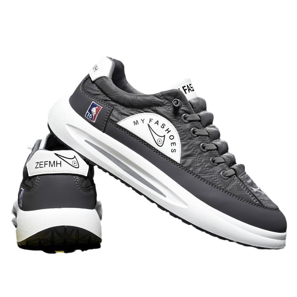 Men's shoes spring new fashion casual shoes flat comfortable breathable umbrella cloth board shoes