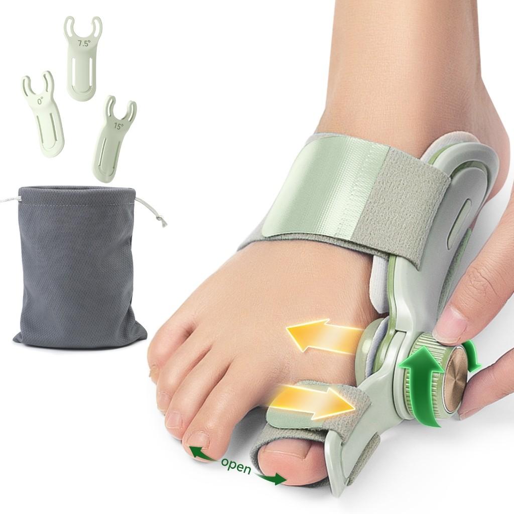 

Bunion Corrector Adjustable Knob Big Toe Straightener Orthopedic Relieve Bunion Pain Toe Corrector
