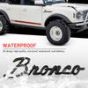 Bronco Decals Emblems 3D Nameplate Car Decal Logo Letter Sticker for Ford Bronco Sport 2022   4-Door