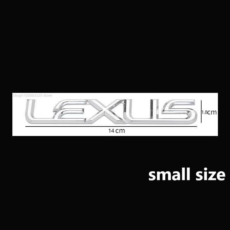 

Front or Side or Rear Trunk Badge ABS Sticker For Lexus RX300 GX460 Ct200 IS250 ES IS200 ES300 NX RX UX CT LC RC GS GX IS LS LX