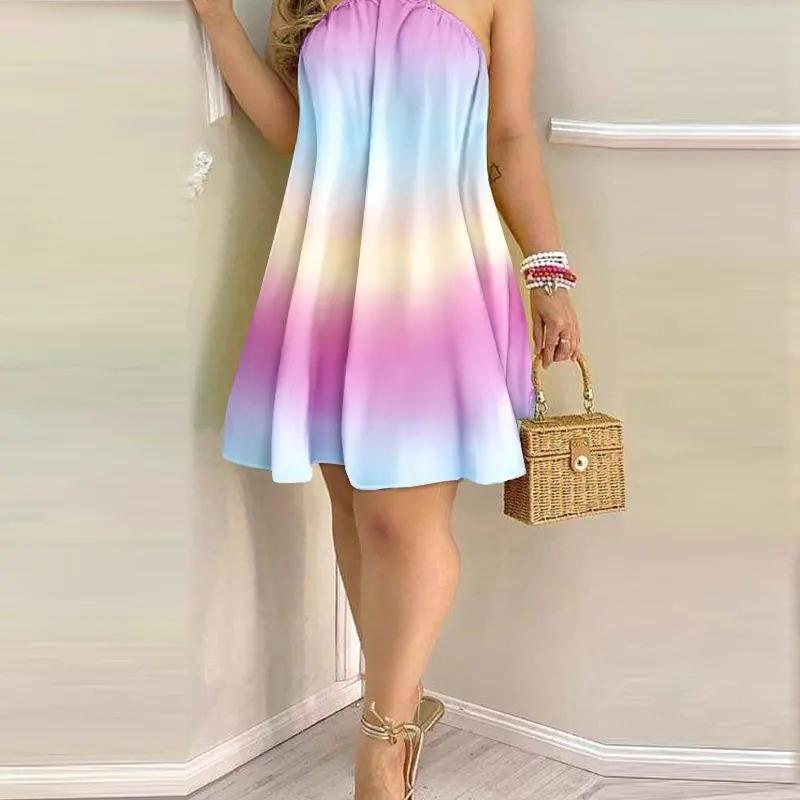 DAFIFY Moda damska Letnie wiosenne sukienki na co dzień bez rękawów