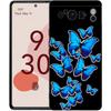 Cute butterfly Fashion Phone Case For Google pixel 9 8 7 6 Pro 6A 7A 5G Silicone Shockproof Black Cover Fundas