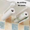 Paper Towel Holder and Toilet Paper Roll Holder Without Drilling – Versatile Storage Rack for Kitchen and Bathroom