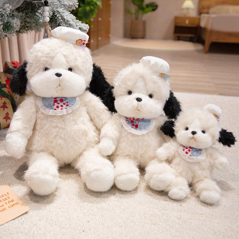 Non-Toxic Cartoon Dog Plush Toys Kawaii Animals Soft Stuffed Dolls Puppy Sleeping Companion Plushie Toys Christmas Gift