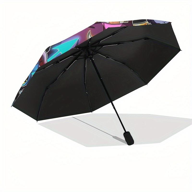1pc Undertale, Characters Themed High-quality Umbrella,Automatic Opening and Closing Umbrella,Multi-functional Umbrella G0811170