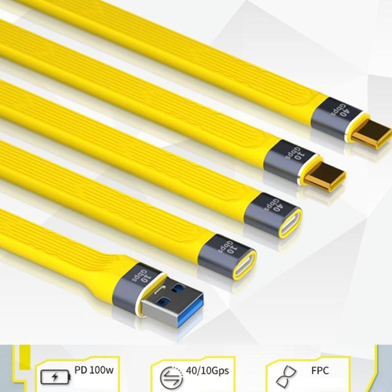 Καλώδιο USB Type C Αρσενικό σε USB C USB A Θηλυκό PD 100W USB C σε USB C Καλώδιο Φόρτισης Καλώδιο Καλώδιο για Κινητό Τηλέφωνο Tablets