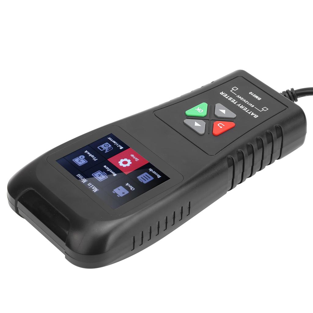 6V 12V 24V Alternator Analyzer 2.8in TFT Screen Battery Tester Diagnostic for Car Motorcycle Marine Boat