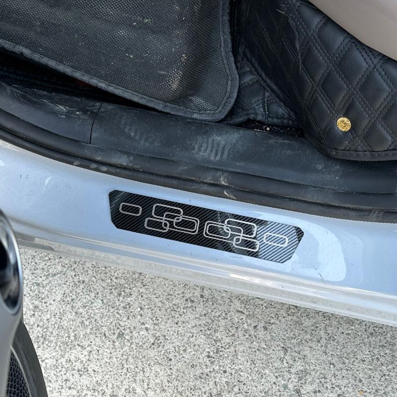 Ultra-Thin Door Sill Scuff Plates for Peugeot Citroen C3/C4/C5/C6 Welcome Pedals
